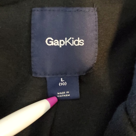 Gap Kids Black Knit Peacoat - Picture 3 of 5